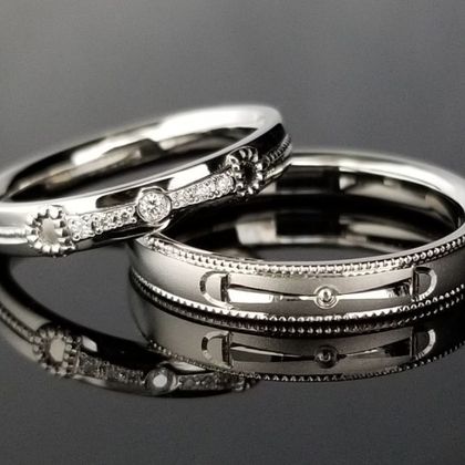 【TANZO.(鍛造指輪)】『ハミ』デザインの結婚指輪