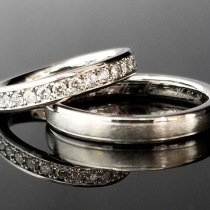 【TANZO.(鍛造指輪)】プラチナストレート鍛造指輪