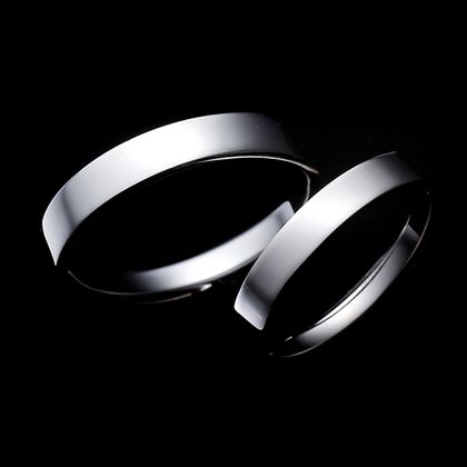 【TANZO.(鍛造指輪)】[TANZO. basic] flat straight