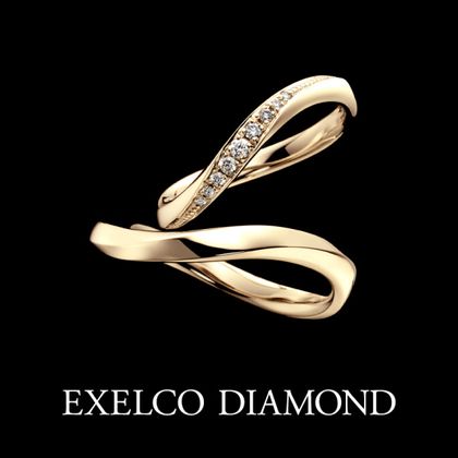 【エクセルコダイヤモンド(EXELCO DIAMOND)】《Tracetoile~トラセトワール~ 2 YG》
