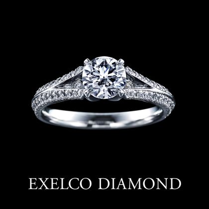 EXILCO DIAMOND エレガントリング Lustre｜婚約指輪（エンゲージリング）ダイヤモンドの輝きを最大