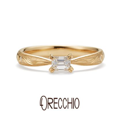 【ORECCHIO(オレッキオ)】＜monaco～モナコ＞婚約指輪　ME-1008
