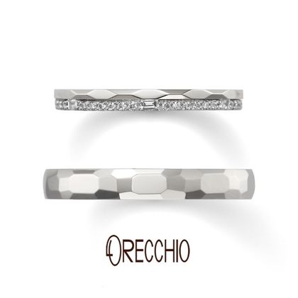 【ORECCHIO(オレッキオ)】＜aman～アマン＞結婚指輪　AM-2313/AM-2314