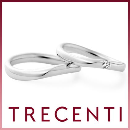 【TRECENTI(トレセンテ)】ウルバーノウェーブ双子ダイヤモンド（UB-CM TW／UB-CL0.05TW）