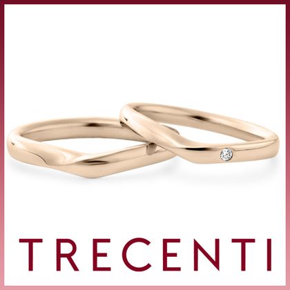 【TRECENTI(トレセンテ)】ウルバーノV（0.01ct)（UB-BM／UB-BL0.01）