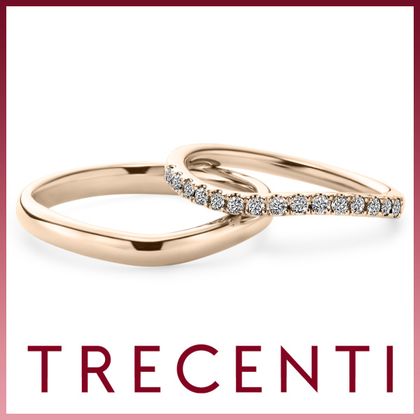 【TRECENTI(トレセンテ)】ハーフエタニティウェーブ01(BEL-CM　ET-SHC15)