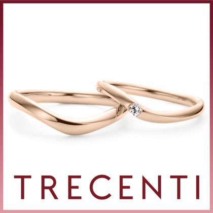 【TRECENTI(トレセンテ)】チェリーブロッサム双子ダイヤモンド（FL-FM TW/  FL-FL0.05/TW）