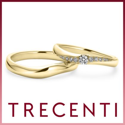 【TRECENTI(トレセンテ)】フェリーチェウェーブ双子ダイヤモンド（FELI-2015M/TWL FELI-2015L/TWL）