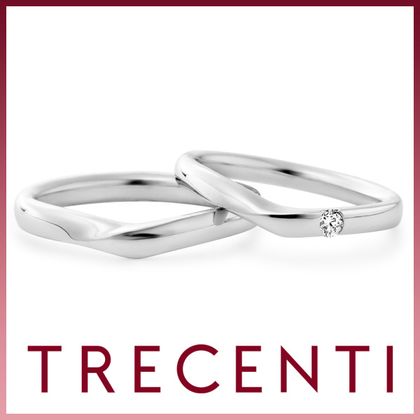 【TRECENTI(トレセンテ)】ウルバーノV（0.07ct)（UB-BM／UB-BL0.07）