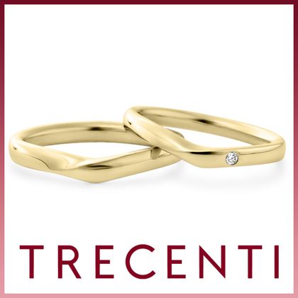 【TRECENTI(トレセンテ)】ウルバーノV（0.01ct)（UB-BM／UB-BL0.01）