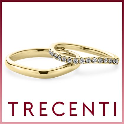 【TRECENTI(トレセンテ)】ハーフエタニティウェーブ01(BEL-CM　ET-SHC15)