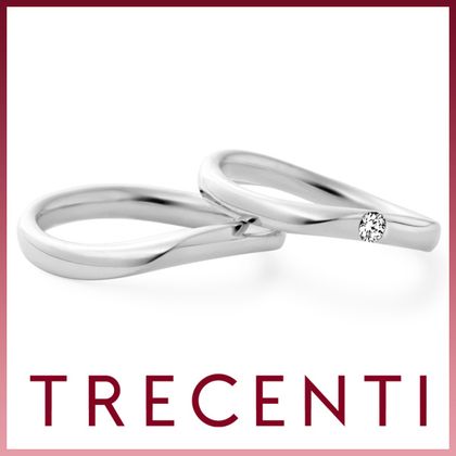【TRECENTI(トレセンテ)】ウルバーノウェーブ(0.07ct)（UB-CM／UB-CL0.07）