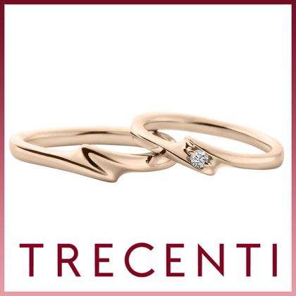 【TRECENTI(トレセンテ)】ガルボ双子ダイヤモンド（GB-BM/TW  GB-BL0.05/TW）