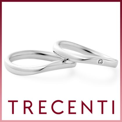 【TRECENTI(トレセンテ)】ウルバーノウェーブ（0.01ｃｔ)（UB-CM／UB-CL0.01）