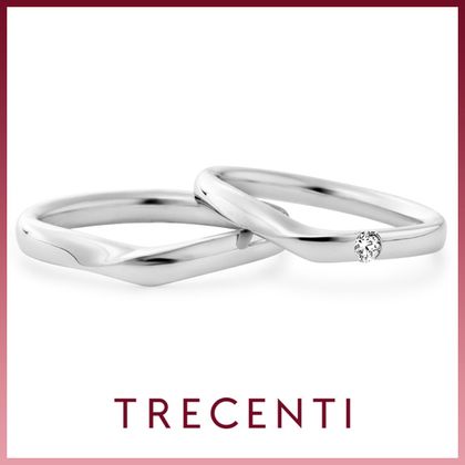 【TRECENTI(トレセンテ)】ウルバーノV(0.05ct)（UB-BM UB-BL0.05）