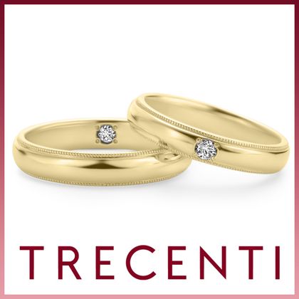 【TRECENTI(トレセンテ)】キッコ双子ダイヤモンド（CC-M TW／CC-L0.05TW）