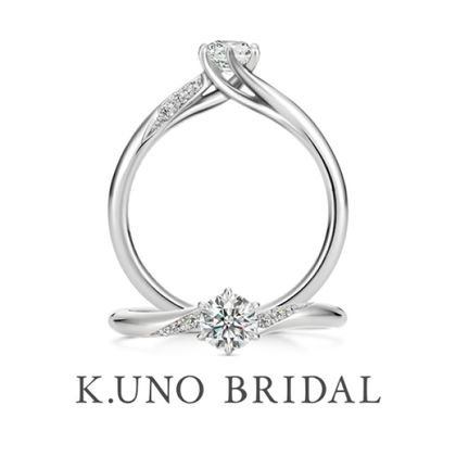 【ケイウノ ブライダル(K.UNO BRIDAL)】Spira -スピラ（ラウンドカット）-