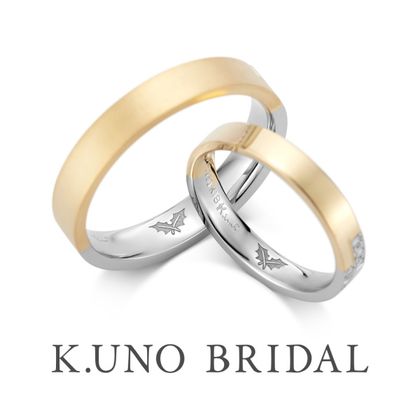 【ケイウノ ブライダル(K.UNO BRIDAL)】【ケイウノ】デザイナーがふたりのエピソードを聞きながらオーダーメイドの刻印を提案