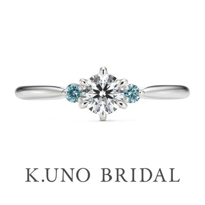 【ケイウノ ブライダル(K.UNO BRIDAL)】【ブループーロ】花嫁を祝福する”サムシングブルー”の青い輝き