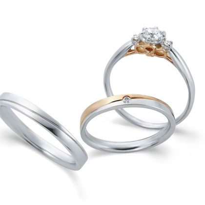 【アネリディギンザ(ANELLI DI GINZA)】いい夫婦ciel étoilé/aurore　オーロール/婚約指輪&結婚指輪【アネリディギンザ/ANELLI DI GINZA】