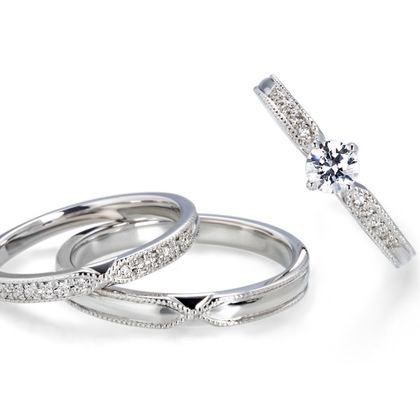 【アネリディギンザ(ANELLI DI GINZA)】LAVENNA PLATINO/グラン・アムール/婚約指輪＆結婚指輪【アネリディギンザ/ANELLI DI GINZA】