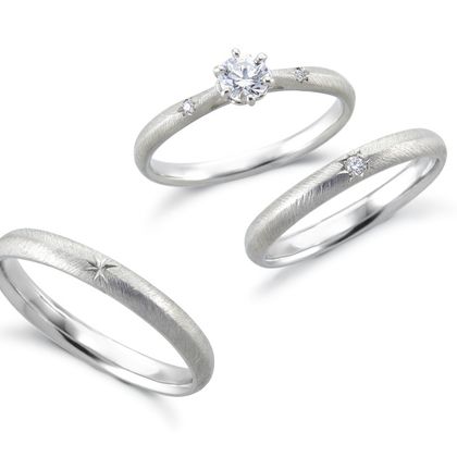 【アネリディギンザ(ANELLI DI GINZA)】いい夫婦ciel étoilé/étoile　エトワール/婚約指輪&結婚指輪【アネリディギンザ/ANELLI DI GINZA】