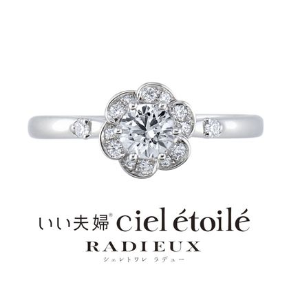 【アネリディギンザ(ANELLI DI GINZA)】いい夫婦ciel etoile radieux/ローズ/Pt950
