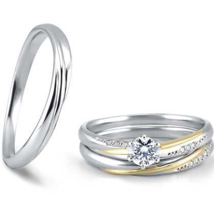 【アネリディギンザ(ANELLI DI GINZA)】いい夫婦ciel étoilé/clair クレール