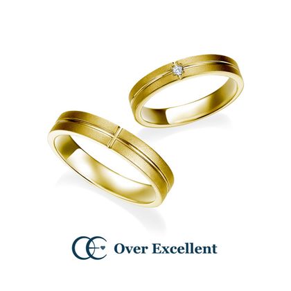 【Over Excellent(オーバーエクセレント)】【Salvia サルビア-尊敬-】シャープで存在感のあるアームに施したクロスライン。マット仕上げのアームに煌めくエッジがモダンな印象。