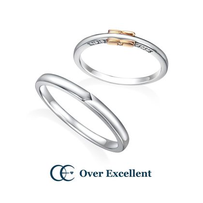 【Over Excellent(オーバーエクセレント)】【Lovely Ribbon -ラブリー・リボン-】絆を象徴するリボンモチーフが印象的な大人可愛いリング。