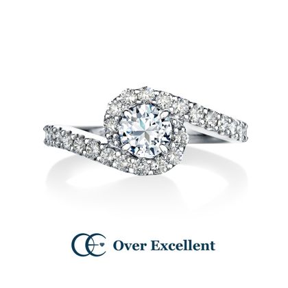 【Over Excellent(オーバーエクセレント)】【Dahlia　ダリア　‐華　麗‐】　ダリアの花が咲き誇る瞬間を表現したかのような、エレガントでありながら個性を際立たせるデザイン。