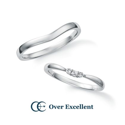 【Over Excellent(オーバーエクセレント)】【Viola　ビオラ　～私を思って～】　ビオラの花のように誠実な愛と深い絆を象徴するデザイン。