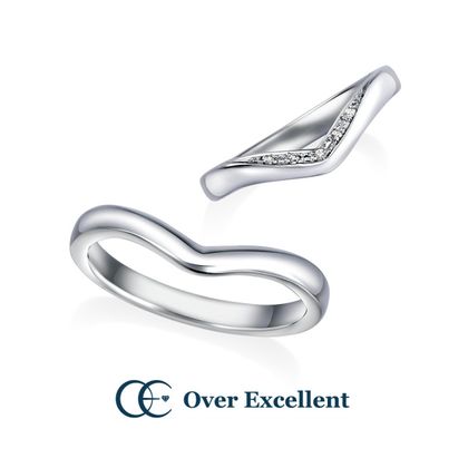 【Over Excellent(オーバーエクセレント)】【Lily ユリ -純潔-】柔らかで丸みのあるVラインが優美で洗練された印象。