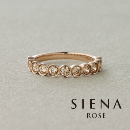 【SIENAROSE(シエナロゼ)】【新作】叶える ベゼル（シャンパンダイヤ）online限定