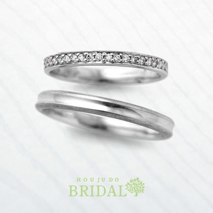 【宝寿堂(ほうじゅどう)】【宝寿堂】シンプル＆華やかハーフエタニティ《HM2640l/HD2640s》