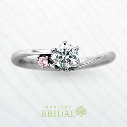 【宝寿堂(ほうじゅどう)】【宝寿堂】傍らに咲いたピンクダイヤメレがフェミニン《HD2355》