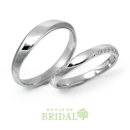 【宝寿堂(ほうじゅどう)】【宝寿堂】ダイヤメレ＆つや消しでセンス良いセット感《HM892l/HD892s》