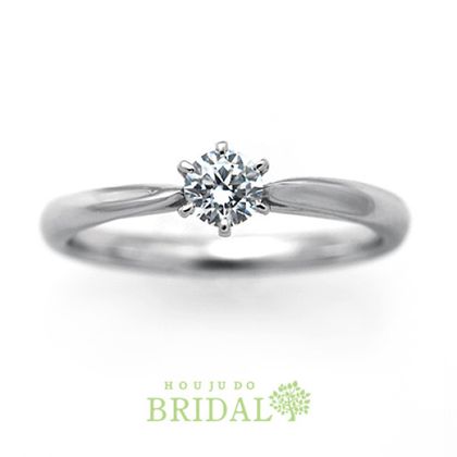 【宝寿堂(ほうじゅどう)】【宝寿堂】どんな場面にも映えるシンプルな一粒エンゲージ《HE2407》