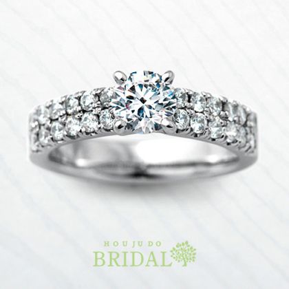 【宝寿堂(ほうじゅどう)】【宝寿堂】二重に並ぶメレが圧巻の豪華さ《HD2428》