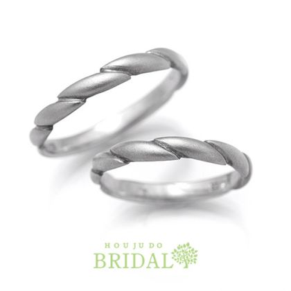 【宝寿堂(ほうじゅどう)】【宝寿堂】二人を固く繋ぐロープモチーフリング《HM429/HM429》