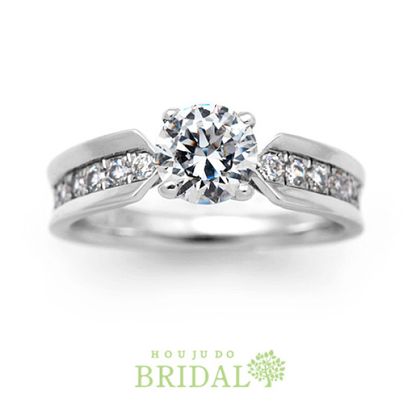 【宝寿堂(ほうじゅどう)】【宝寿堂】1ctの大粒ダイヤが豪奢！クラシカルな雰囲気で優雅に《HD787》