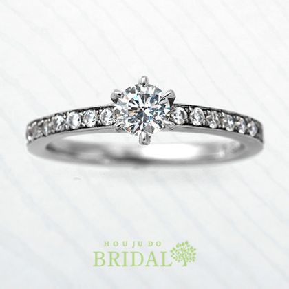 【宝寿堂(ほうじゅどう)】【宝寿堂】アームに敷き詰めたメレがゴージャス《HD2189》