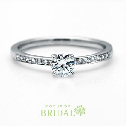 【宝寿堂(ほうじゅどう)】【宝寿堂】ほっそりアームに華やかメレでエレガントに《HD2411》