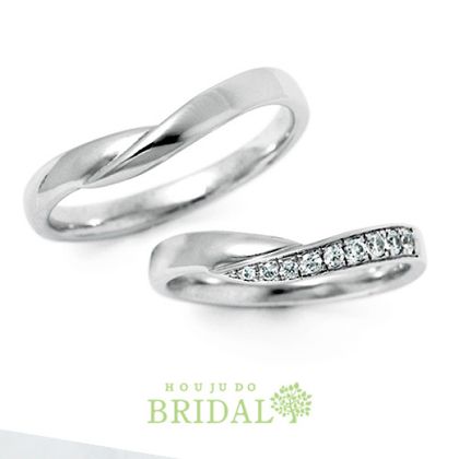 【宝寿堂(ほうじゅどう)】【宝寿堂】人気のＶライン＆煌めくメレダイヤ《HM1833/HD1833》