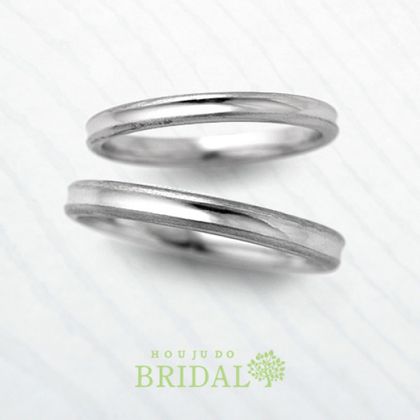【宝寿堂(ほうじゅどう)】【宝寿堂】シンプルな細身ストレートリング《HM2640l/HM2640s》
