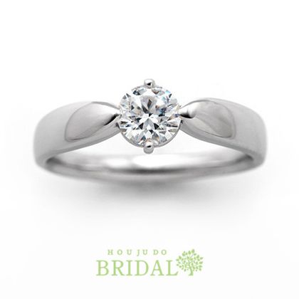 【宝寿堂(ほうじゅどう)】【宝寿堂】着け心地の良い、幅広シンプルなエンゲージ《HE797》