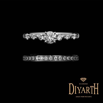【DIYARTH(ディヤース)】GLOIRE＆INFINI　美しいメレダイヤが輝く