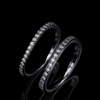 【DIYARTH(ディヤース)】「INFINI」ウェーブラインのハーフエタニティ