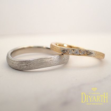 【DIYARTH(ディヤース)】CAMILA02 Horizontal Niagara　メレダイヤとナチュラルさが美しい