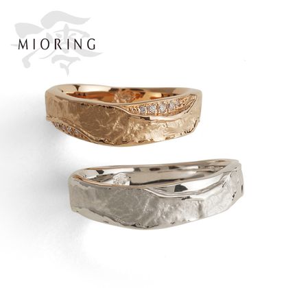 【MIORING(ミオリング)】MIORING 陽向 -ひなた-   陽なたで佇むような和紙のあたたかい風合い